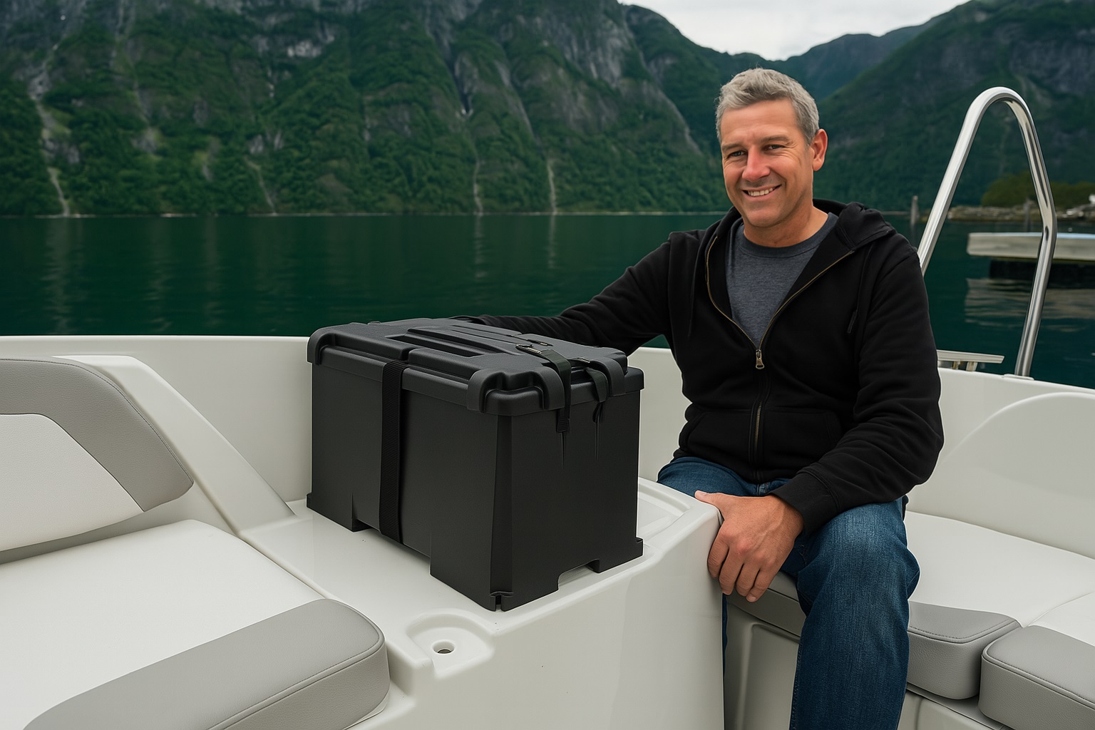 Batterikasse båt fra NOCO