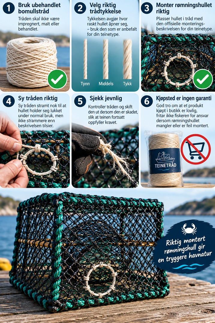 Slik monterer du råtnetråd riktig