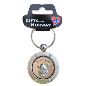 N�kkelring Spinner Viking/Norsk Flagg