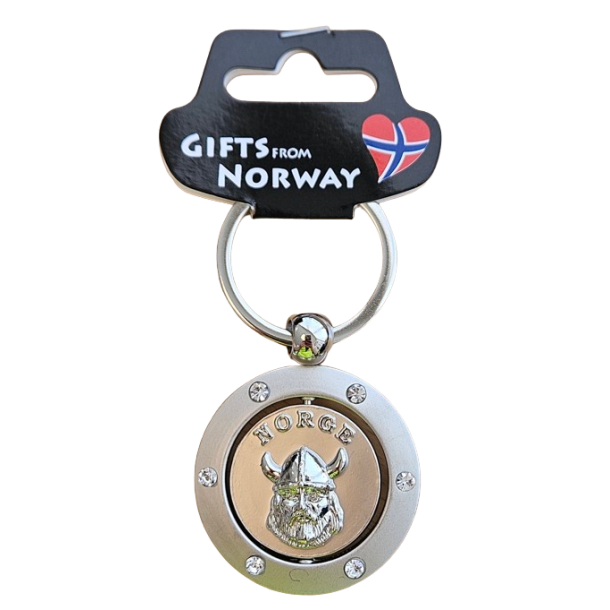 N�kkelring Spinner Viking/Norsk Flagg