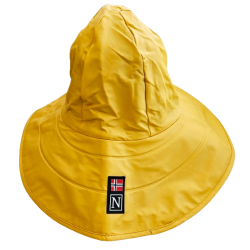 Sydvest Gul med Norsk flagg