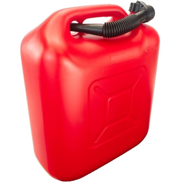 Bensinkanne - R�d - Plast - 20 liter