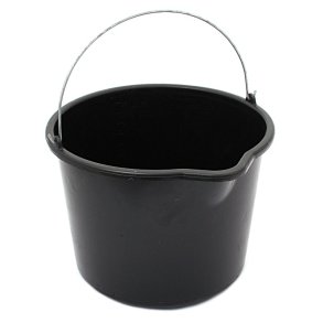 B�tte i Forsterket Plast, sort