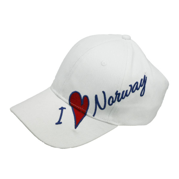 Caps - Hvit - I Love Norway
