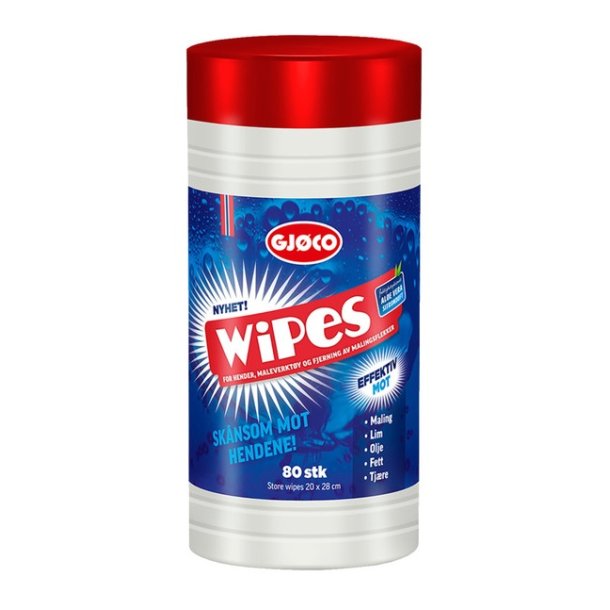 Gj�co v�tservietter boks a 80 stk wipes