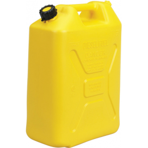 Jerrykanne i plast gul 20L