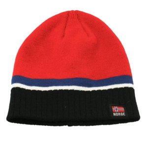 Lue - R�d - Hvit - Bl� med Flagg