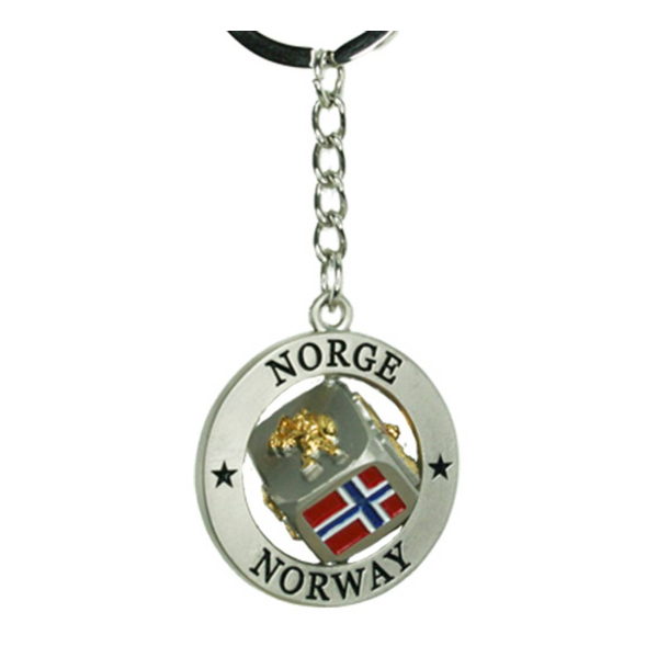 N�kkelring - Terning - Norsk Flagg