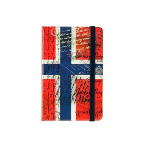 Notatbok A6 - Norgesflagg