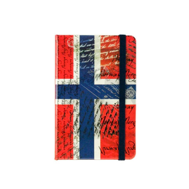 Notatbok A6 - Norgesflagg