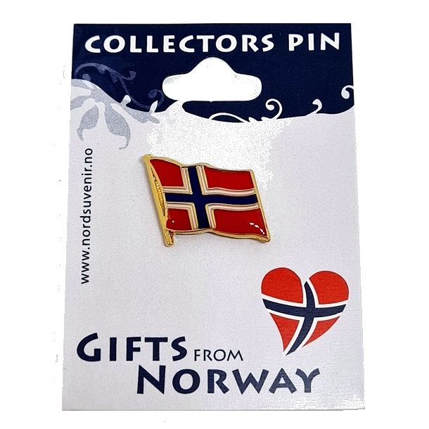 Pins Norsk Flagg