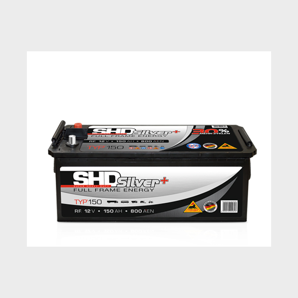 Panther 12 Volts Batteri - SHD Silver 150 Ah