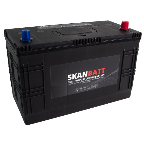 SKANBATT Start / Fritidsbatteri 12V 110 Ah