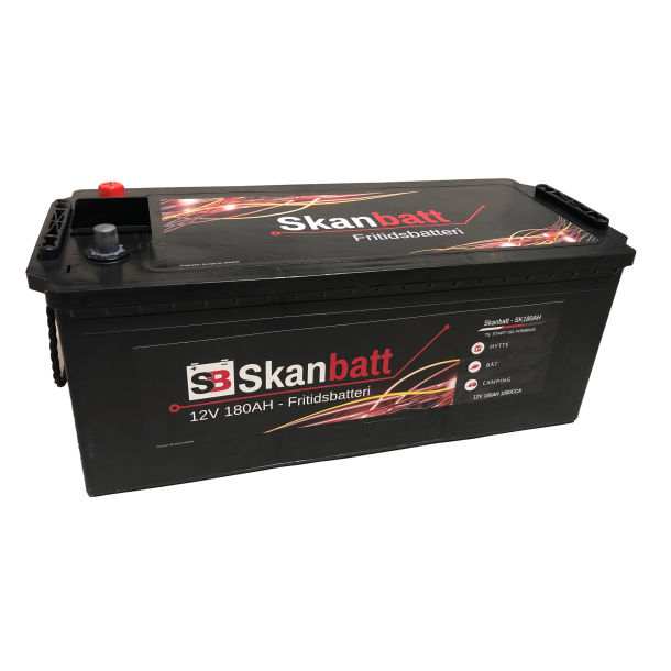 SKANBATT Fritidsbatteri 12V 180AH 1000CCA