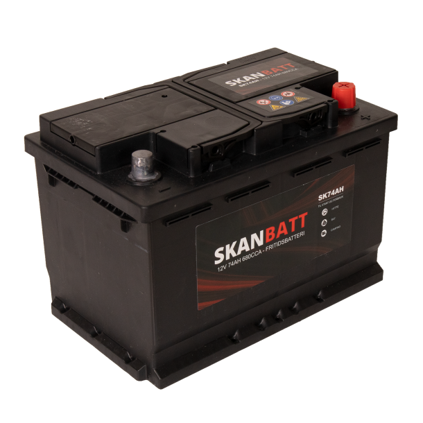 SKANBATT 12V 74Ah Batteri