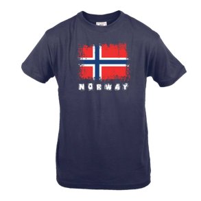 T-Skjorte Bl� - Norway