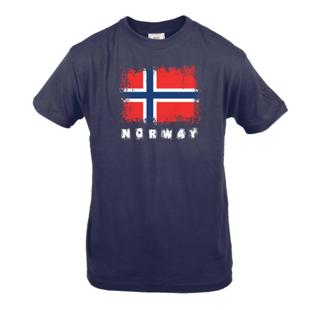 T-Skjorte Bl� - Norway