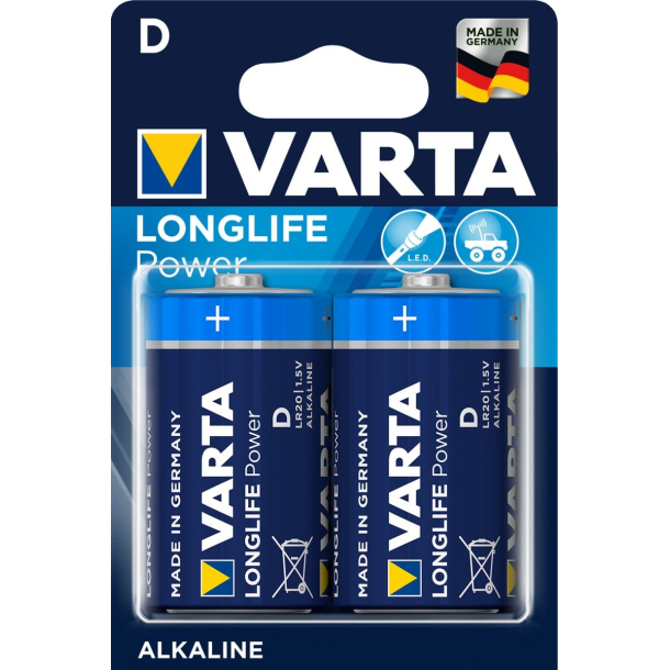 VARTA Longlife LR20 - 2 pk