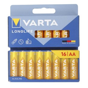 Varta Longlife-batterier AA 1,5v - 16-pk