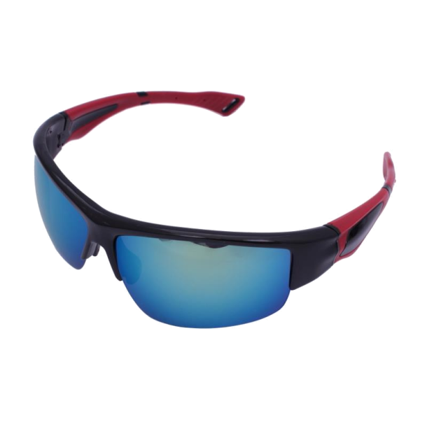 Vernebriller - Polykarbonat - Rød/Svart