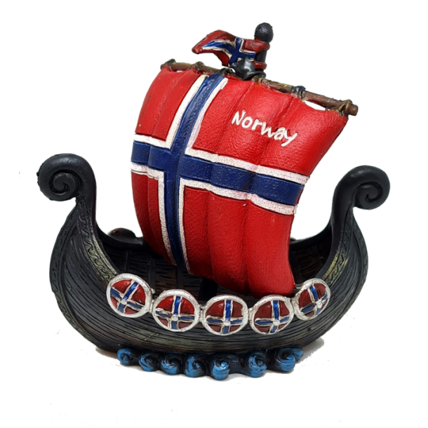 Vikingskip Norsk flagg