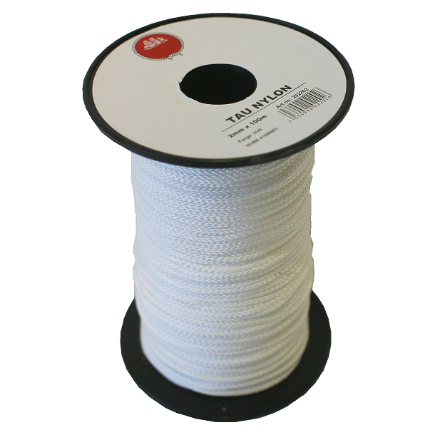 Flettet Nylon - Tau - 100m