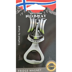 Flaske�pner/Magnet Vikingskip