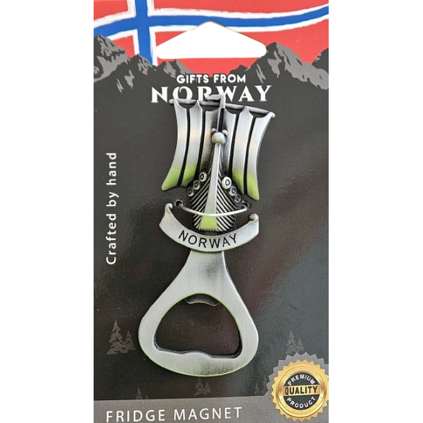 Flaske�pner/Magnet Vikingskip