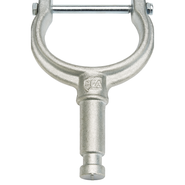 �regaffel med Bolt - Aluminium 2 1/4"