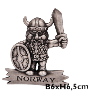 Magnet tinn viking m/skjold
