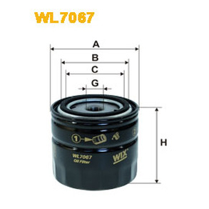 WIX Oljefilter WL7067