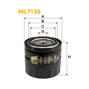 WIX Oljefilter WL7135